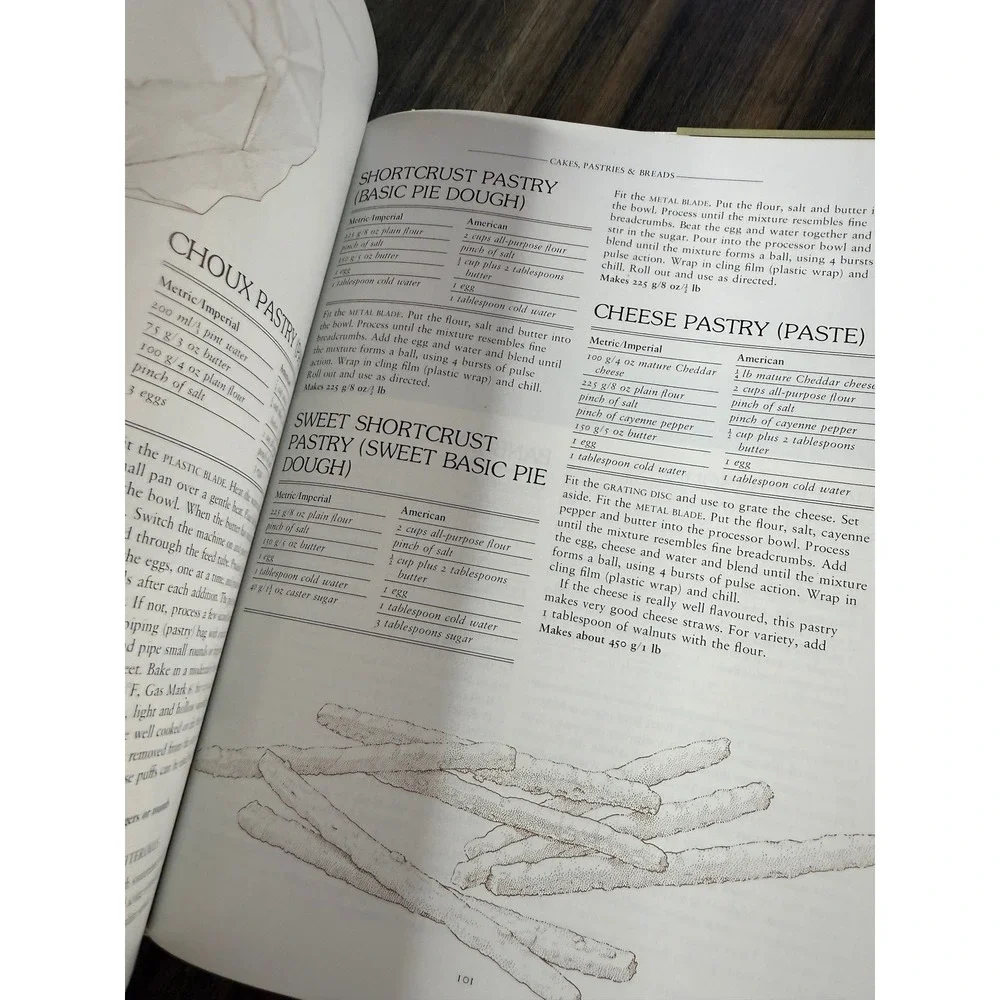 The Food Processor Cookbook Mary Morris Adrienne Katz 1985 Edition‎